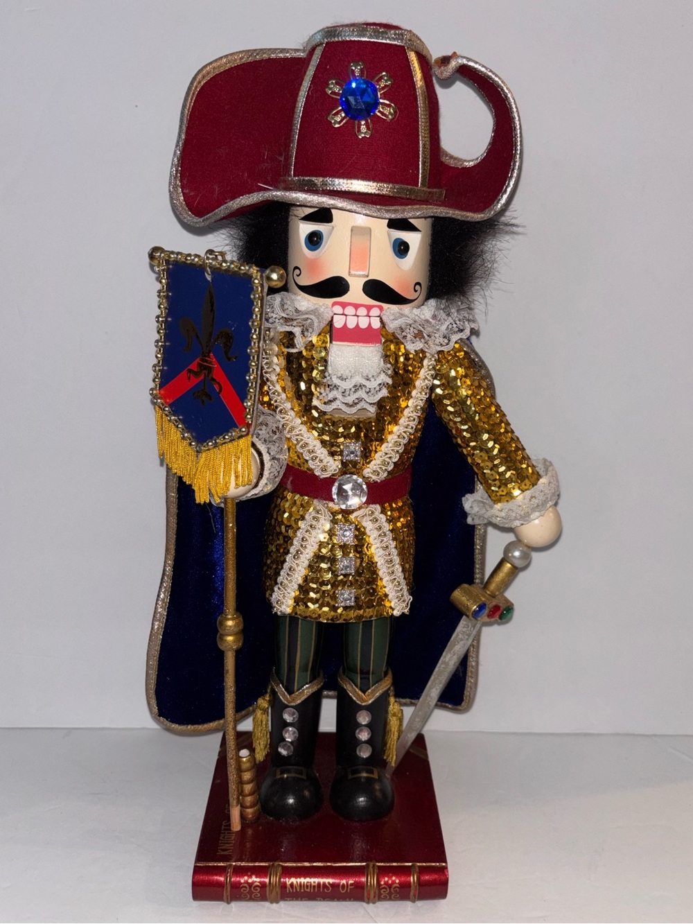 Bombay Company Nutcracker 15” Musketeer Christmas Holiday Decor HTF Rare